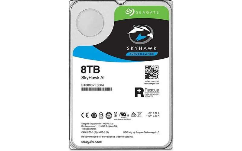 Seagate Skyhawk AI 8TB 3.5" Surveilance Internal Drive