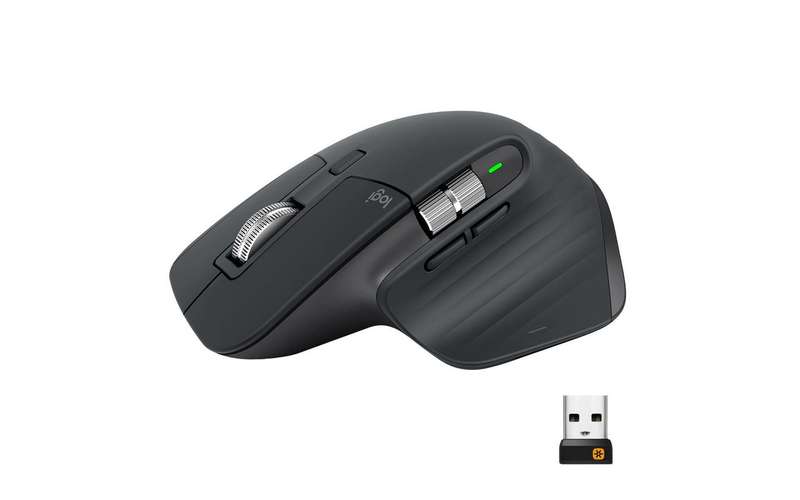 Logitech Wireless Logitech MX Logitech Master 3S Performance Wireless Mouse - GRAPHITE - BT - N/A...