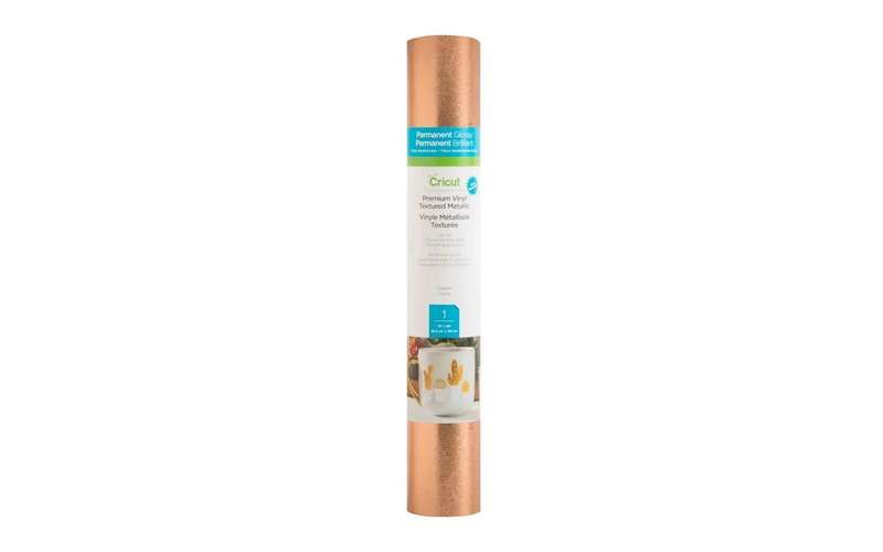 Cricut Premium Vinyl perm 30.5 cm x 122 cm (Textured Metallic Copper)