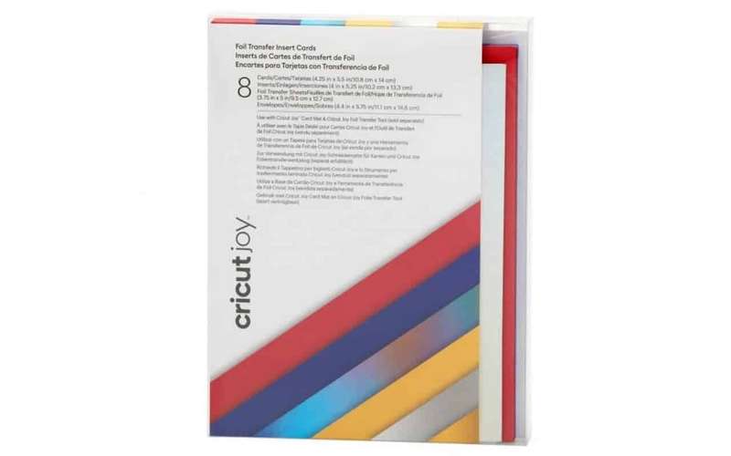 Cricut Insert Cards Foil Celebration R20 8-Pack