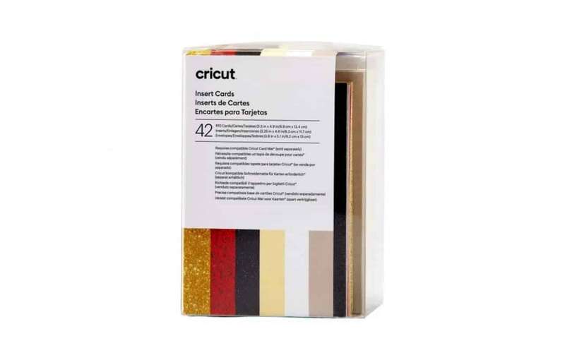 Cricut Insert Cards Glitz &amp; Glam R10 42-Pack