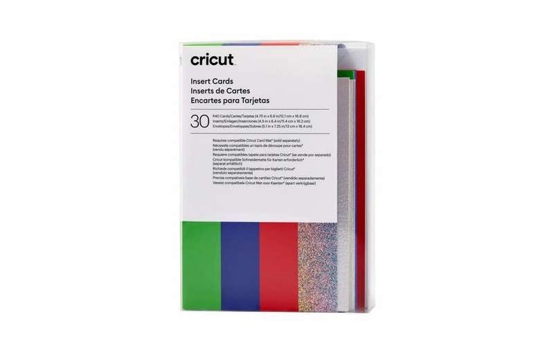 Cricut Insert Cards Rainbow R40 30-Pack