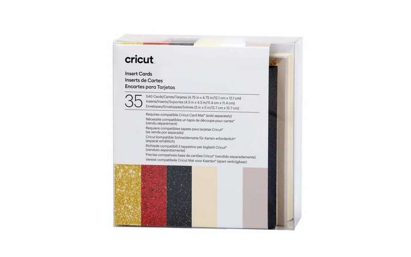Cricut Insert Cards Glitz &amp; Glam S40 35-Pack