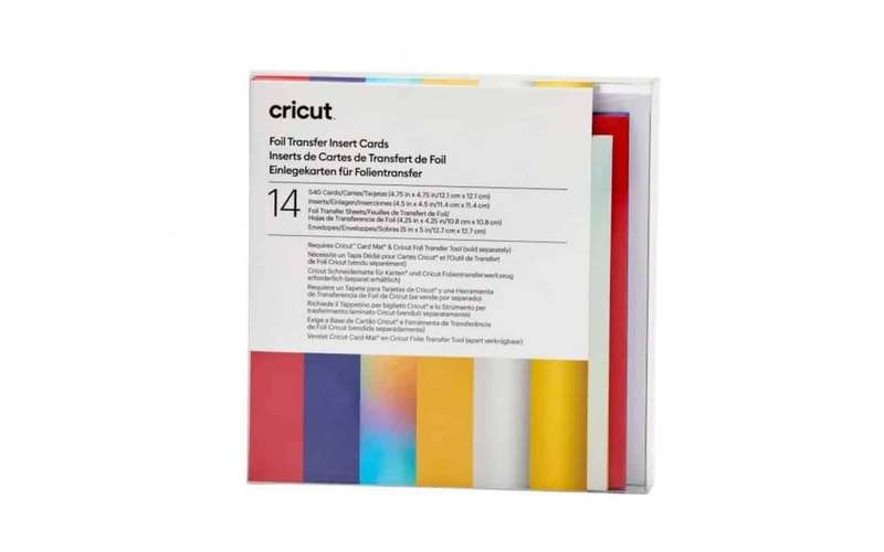 Cricut Insert Cards Foil Celebration S40 14-Pack