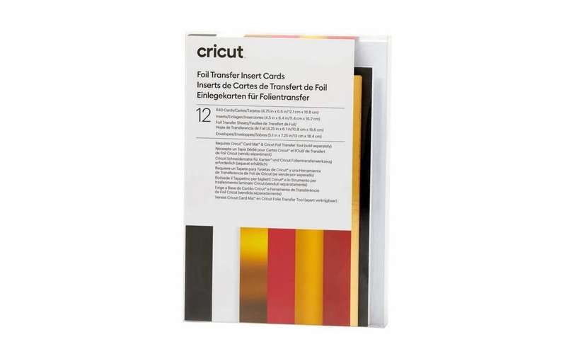 Cricut Insert Cards Foil Royal Flush R40 12-Pack