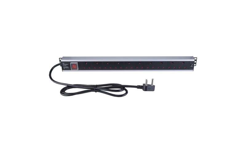 Linkbasic 10 Way Aluminium Moulded Rack Mount PDU