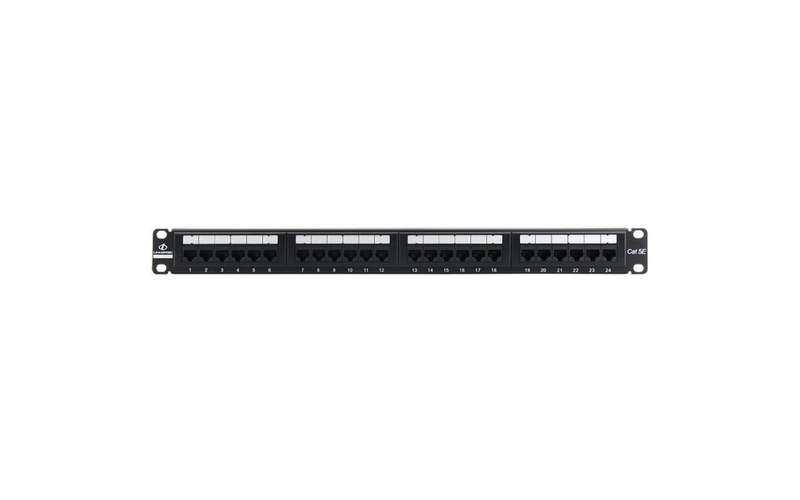 Linkbasic 24 Port Cat5e Rack Mount Patch Panel