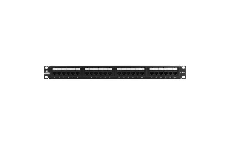 Linkbasic 24 Port Cat6 Rack Mount Patch Panel