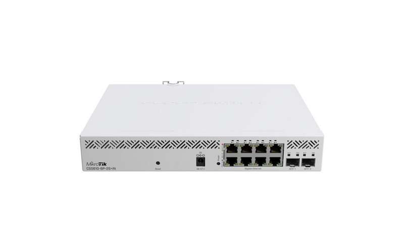 MikroTik SwoS Cloud Switch 8 Port PoE 2 SFP+