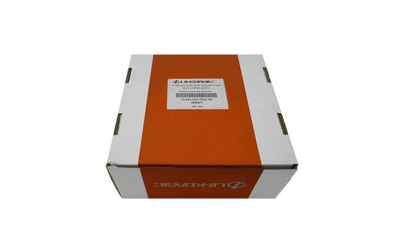 Linkbasic 100M Box Cat6 Solid Grey UTP Cable
