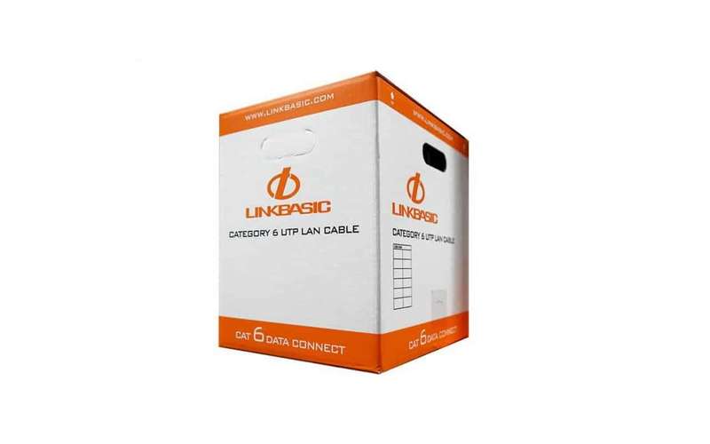 Linkbasic 305M Box Cat6 Solid Grey UTP Cable