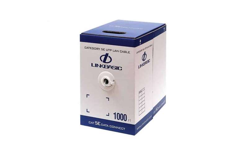 Linkbasic 305M Box Cat5e Stranded Grey UTP Cable