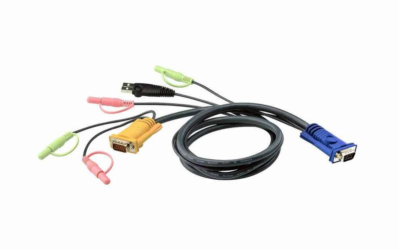 Aten 2L-5303U 3M USB KVM Cable with 3 in 1 SPHD and Audio