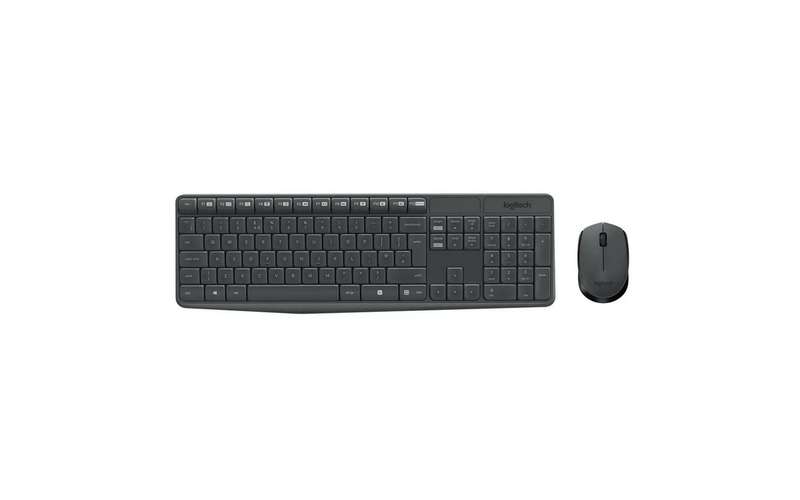 Logitech MK235 Wireless Mouse &amp; Keyboard Combo - Black