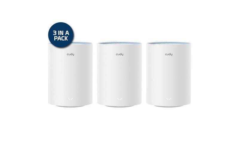 Cudy Dual Band AC 1200Mbps Fast Ethernet Mesh 3 Pack