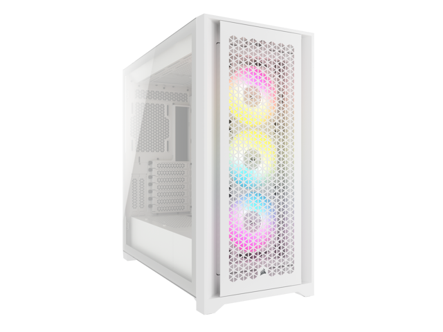 Corsair iCUE 5000D RGB Airflow Mid-Tower Case True White