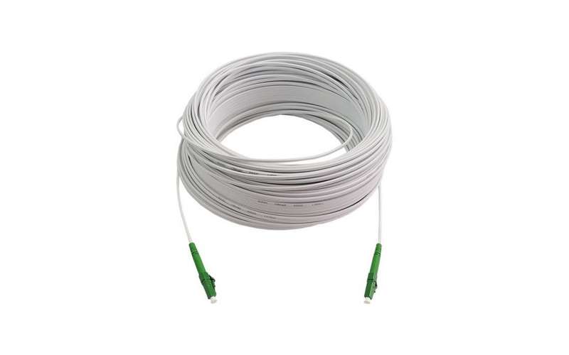 Scoop Fibre Outdoor Drop Cable 90M LC-LC APC 1Core