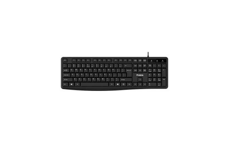 Proline USB Keyboard Black 1Point 4M Cable