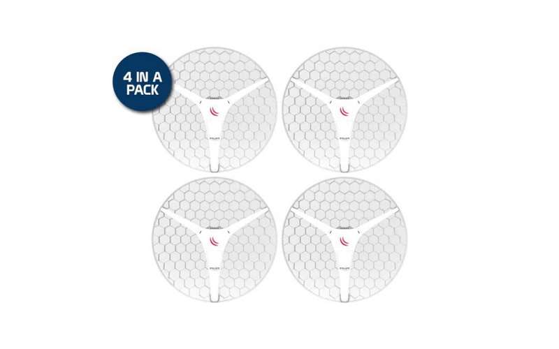 MikroTik LHG XL 5 ac 27dBi PtP CPE 4 Pack