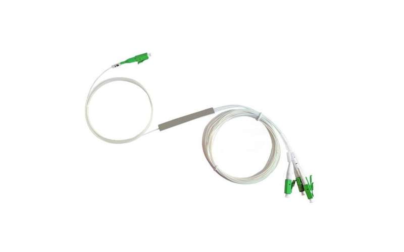 Scoop Fibre Splitter Blockless LC APC SM 1-4
