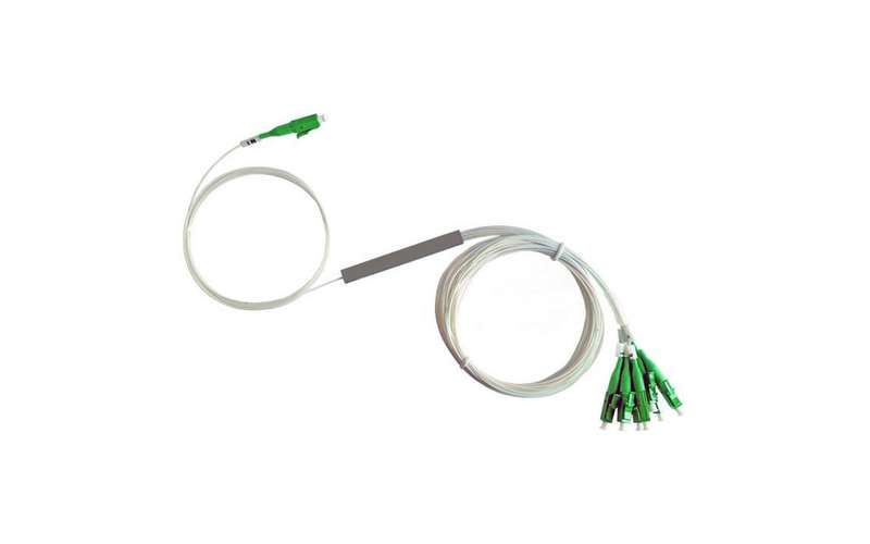 Scoop Fibre Splitter Blockless LC APC SM 1-8