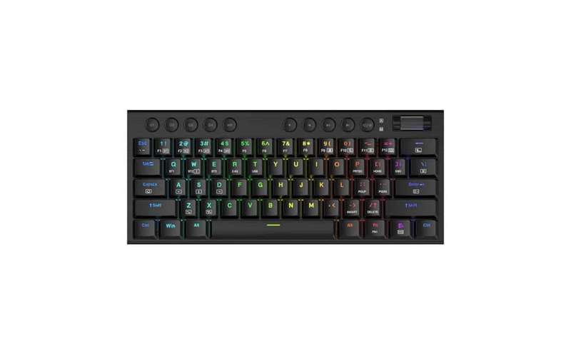 Redragon Noctis Pro 61Key Wireless Bluetooth Red Switch RGB Low Profile Gaming Mechanical Keyboar...