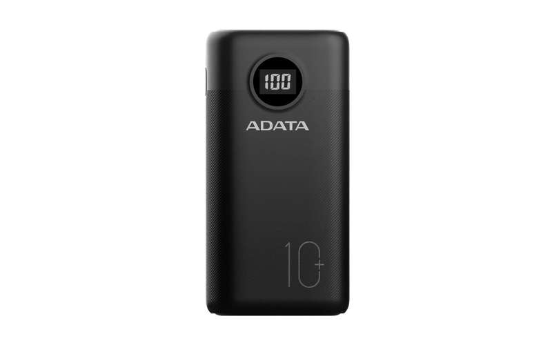 Adata P10000QCD 10000mAh Power Bank - Black