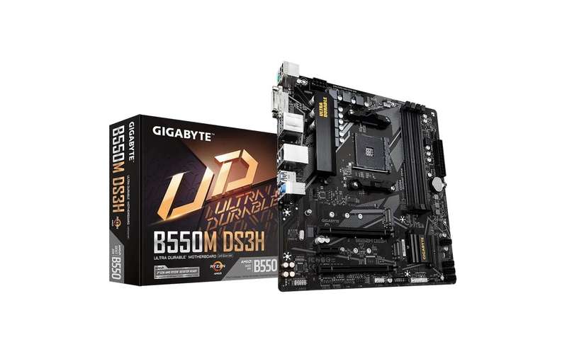 Gigabyte B550M DS3H  AM4 Micro ATX Motherboard