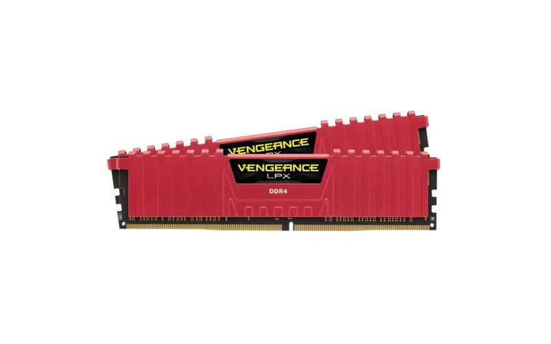 Corsair Vengeance LPX 8GB DDR4-2133MHz Kit (2x4GB) - C13 Red