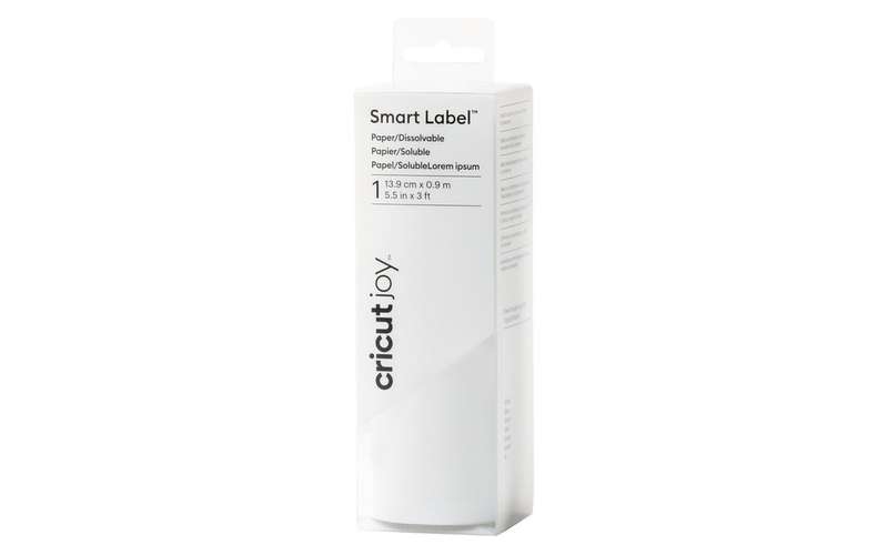 Cricut Joy Smart Dissolvable Paper Labels White; 13.9cm x 0.9m