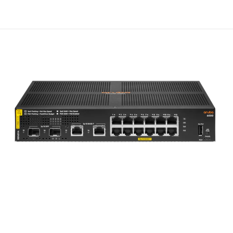 Aruba 6000 12G CL4 2SFP 139W Switch