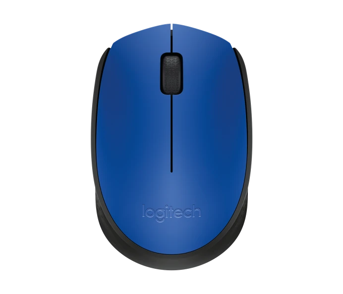 Logitech M171 Wireless Mouse - Black+Blue