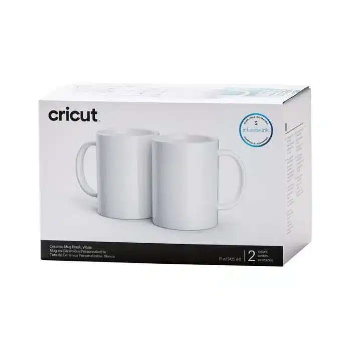 Cricut 2-pack Ceramic Mug White