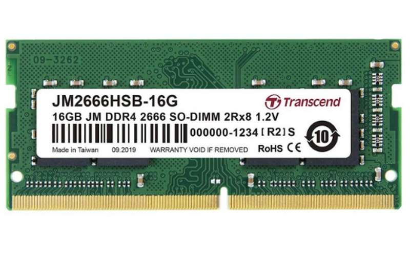 Transcend 16GB JET Memory DDR4 2666MHZ Notebook