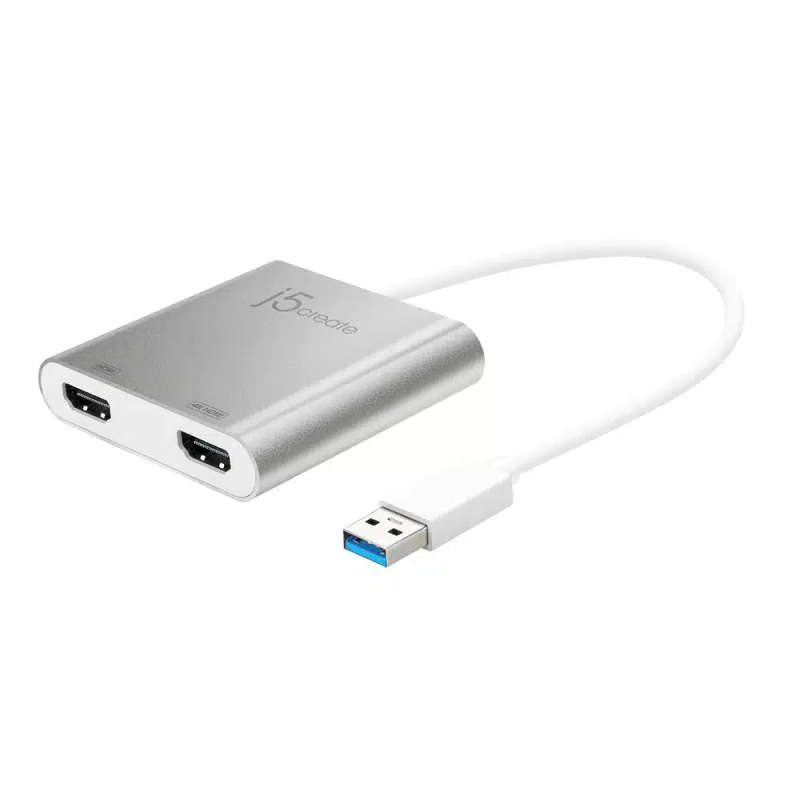j5 Create JUA365 USB 3.0 to Dual HDMI Multi-Monitor Adapter