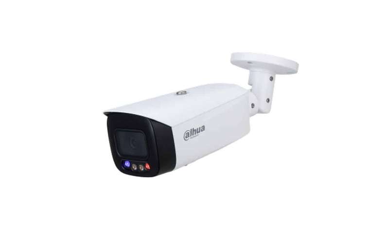 Dahua 5MP Full-color Active Deterrence Fixed-focal Bullet WizSense Network Camera  built in mic S...