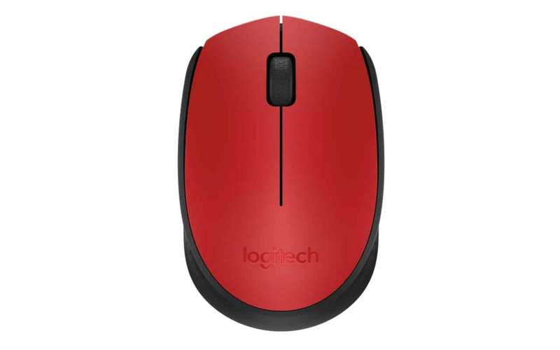 Logitech M171 Wireless Mouse Plug &amp; Play Red/Black