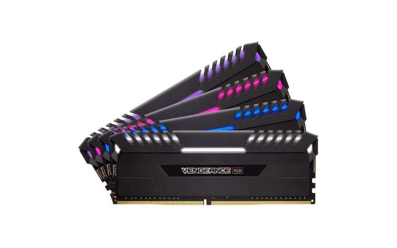Corsair Vengeance RGB 32GB (4 x 8GB) DDR4 DRAM 3333MHz C16 Memory Kit