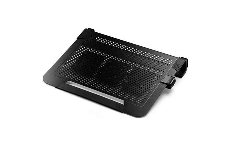 Cooler Master NotePal U3 PLUS 19'' Notebook Cooling Stand; Black  Aluminum; 3 x 80mm Fans; Ergono...
