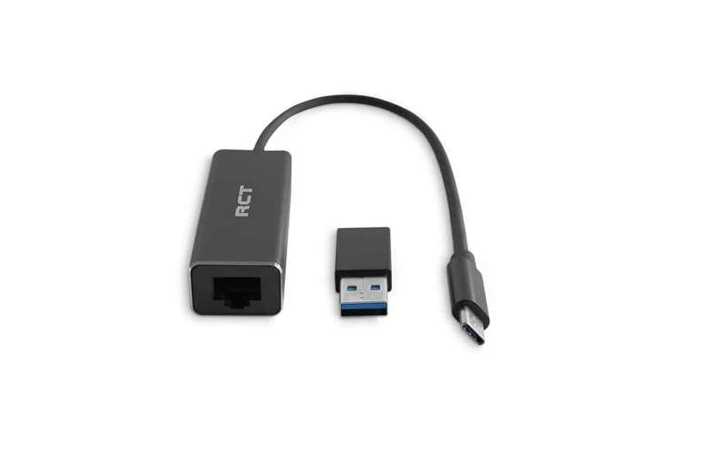 RCT USB 3.0 Type C To RJ45 Gigabit Ethernet Adaptor