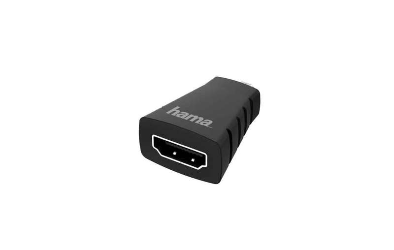 Hama HDMI Adapter Micro-HDMI Plug To HDMI Socket 4K