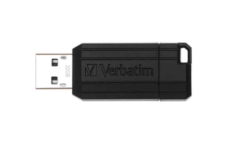 Verbatim 32GB Pinstripe USB Black