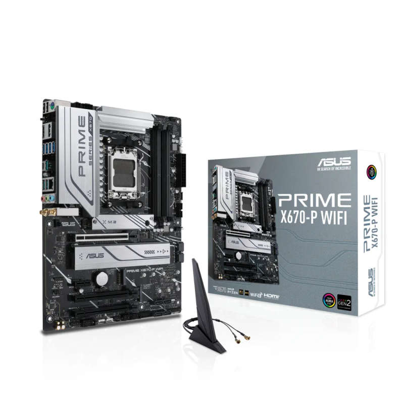 Asus Prime X670-P WiFi I DDR5-SDRAM AM5