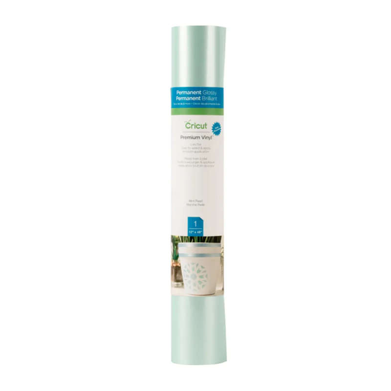 Cricut Premium Pearl Pastel Vinyl Mint 30.5 cm x 1