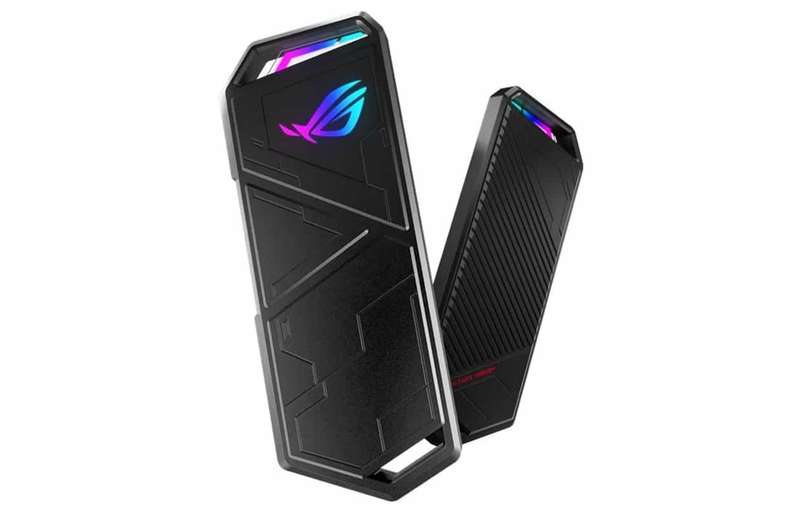 Asus ROG Strix Arion SSD Enclosure Storage drive size: M.2 Black. USB connector type: USB Type-C