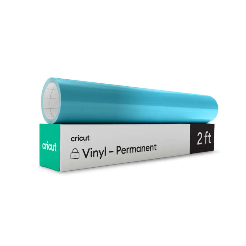 Cricut Permanent Colour Change Vinyl Heat-Activated 30.5x61cm 1-sheet Turquoise to Light Blue