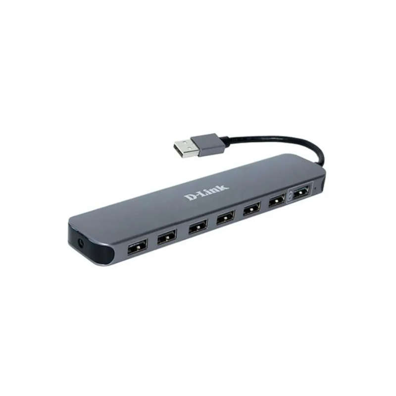 D-Link 7 Port USB Hub Powered Hub  2 x Fast Charge Ports