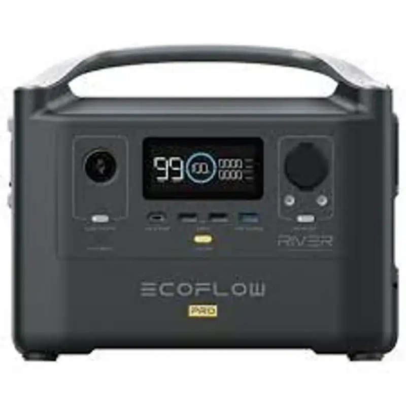 Ecoflow River Pro Portable Power Station - 720Wh Battery - 600W output; 200W Solar; SA Socket