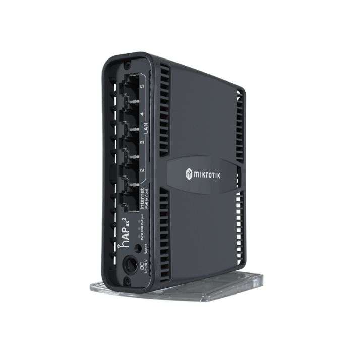 MikroTik hAP ax2 5 Port WiFi 6 Router | C52iG-5HaxD2HaxD-TC