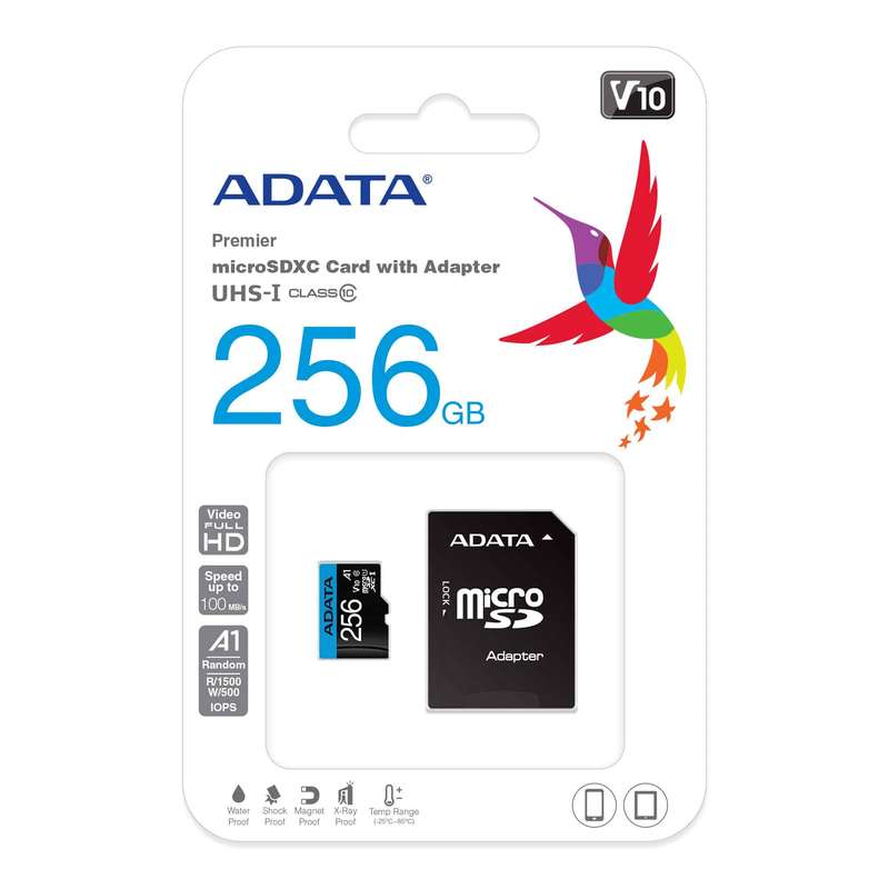 Adata 256GB Premier One microSDXC UHS-II U3 Class 10